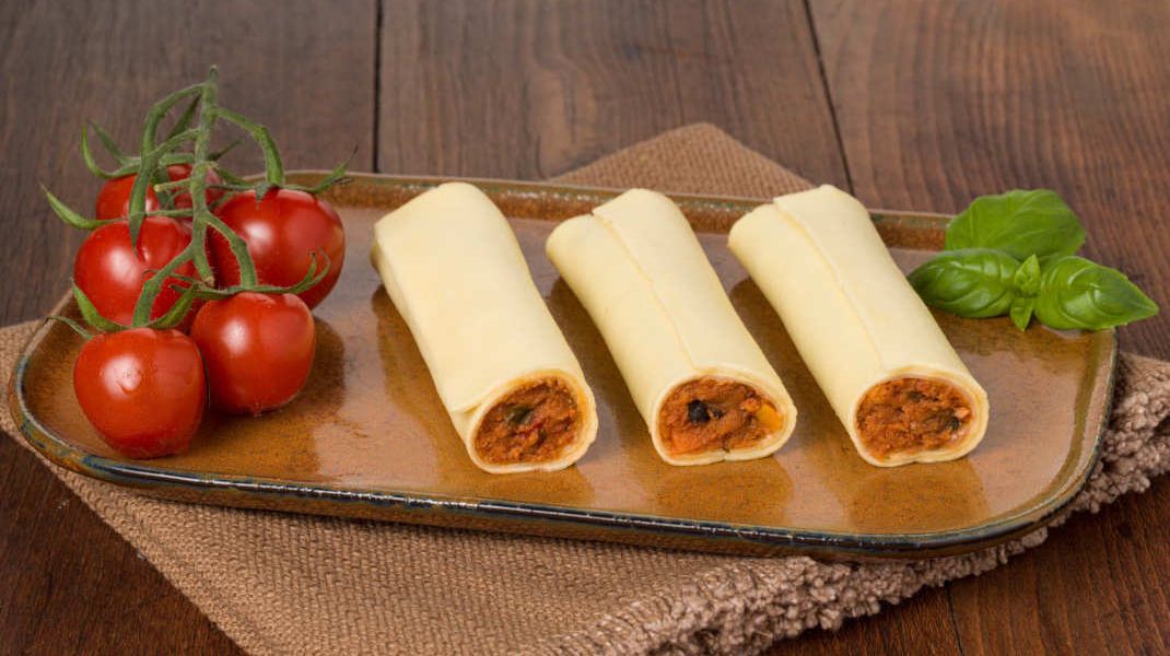 Vegane Cannelloni mit Ratatouille Füllung