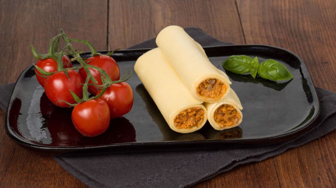 Cannellonie mit Rindfleischfüllung